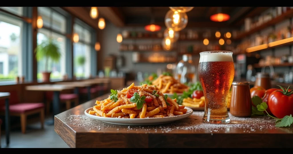Comparação visual entre plataformas tudo-em-um e soluções isoladas de tecnologia para restaurantes